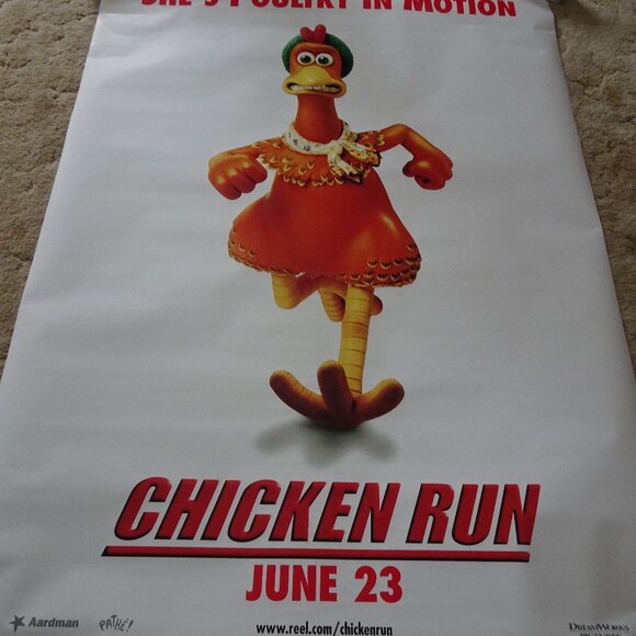 CHICKEN RUN - MOVIE BANNER - GINGER CHARACTER BANNER - Picture 1 of 4